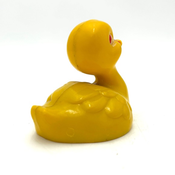 Irwin 1950's Vintage Hard Yellow Plastic Duck Rattle Noisemaker - Picture 4 of 7